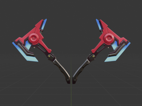 Harmonic Axes - Fortnite 3D Модель