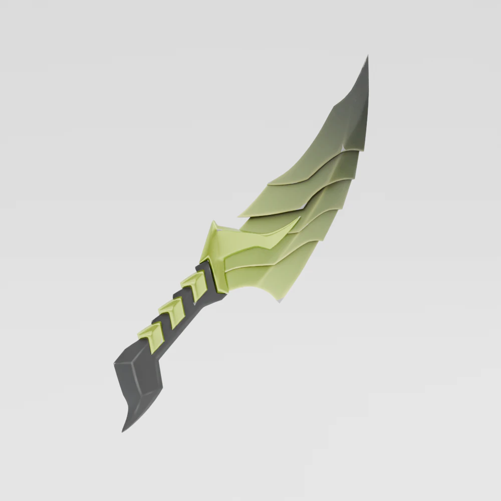Telsonic Blade - Fortnite 3D Model .c4d .max .obj .3ds .fbx .stl .blend