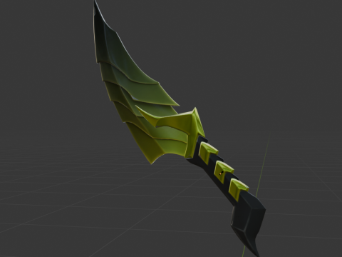 Telsonic Blade - Fortnite 3D Modell