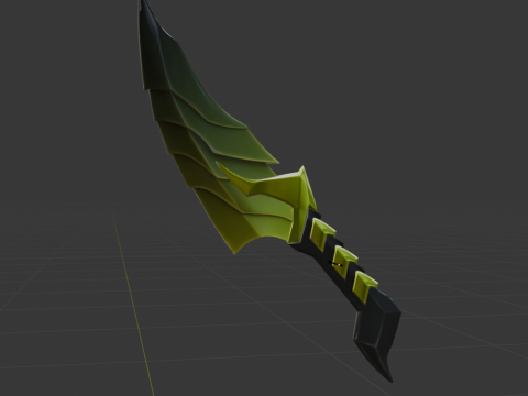 Telsonic Blade - Fortnite 3D Modell
