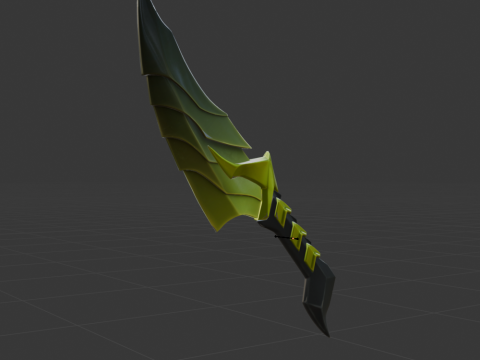 Telsonic Blade - Fortnite 3D Modell