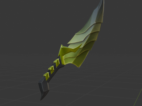 Telsonic Blade - Fortnite 3D Modell