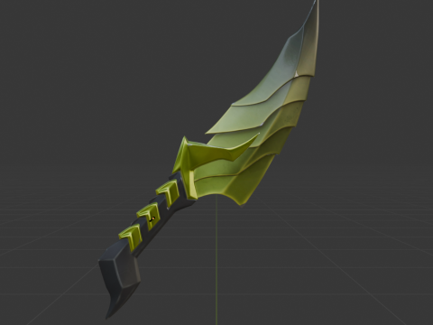 Telsonic Blade - Fortnite 3D Modell