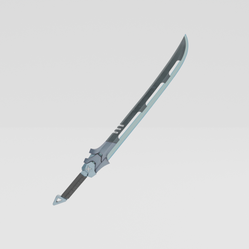 Zadies Blade - Fortnite 3D Modell .c4d .max .obj .3ds .fbx .stl .blend 