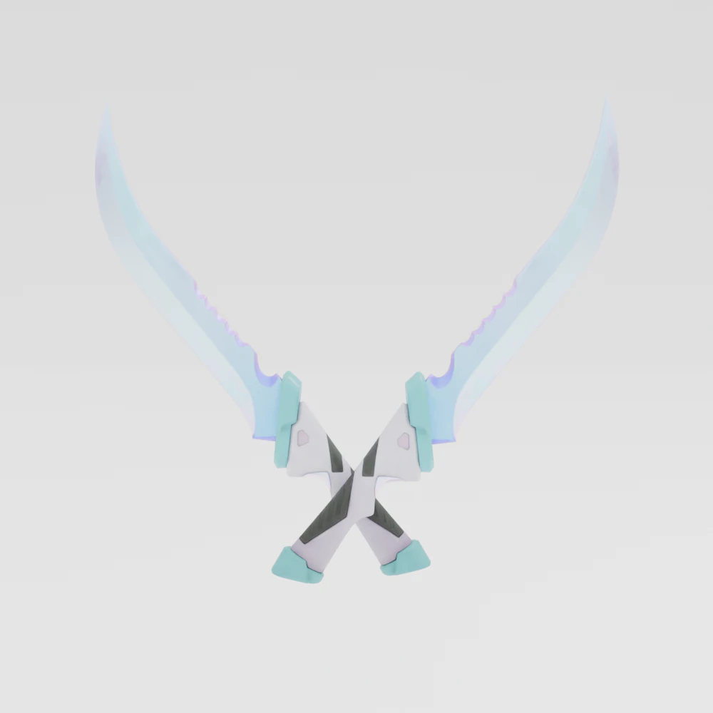 Opaline Slashers - Fortnite 3D Model .c4d .max .obj .3ds .fbx .stl .blend 