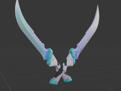 Opaline Slashers - Fortnite Modelo 3D
