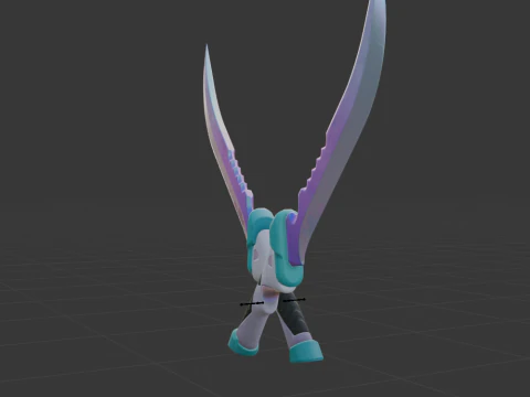 Opaline Slashers - Fortnite 3D Model