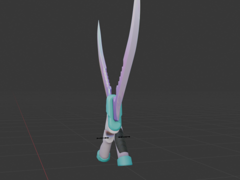 Opaline Slashers - Fortnite Modelo 3D