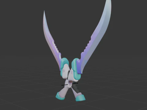 Opaline Slashers - Fortnite 3D Model