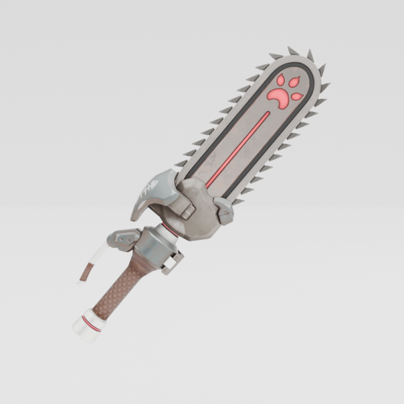 The Claw-Saw - Fortnite 3D Модель .c4d .max .obj .3ds .fbx .stl .blend