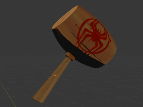 Spider-Hams Mallet - Fortnite Model 3D