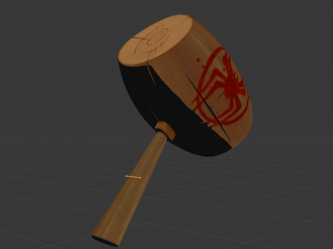 Spider-Hams Mallet - Fortnite Model 3D