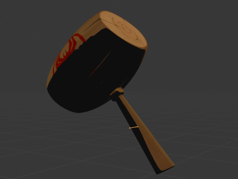 Spider-Hams Mallet - Fortnite Model 3D