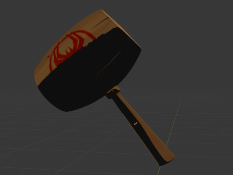 Spider-Hams Mallet - Fortnite Model 3D