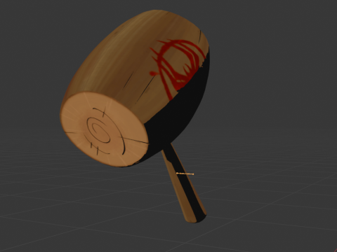 Spider-Hams Mallet - Fortnite Model 3D