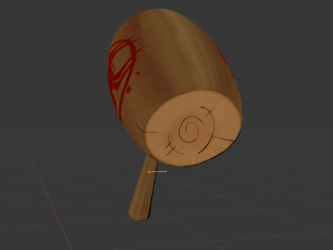 Spider-Hams Mallet - Fortnite Model 3D