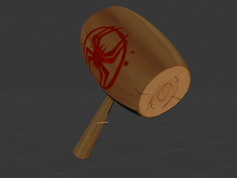 Spider-Hams Mallet - Fortnite Model 3D