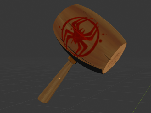 Spider-Hams Mallet - Fortnite Model 3D