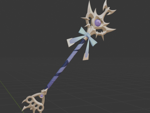 Enchanters Staff - Fortnite Model 3D