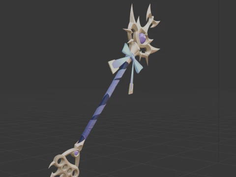 Enchanters Staff - Fortnite 3D Model
