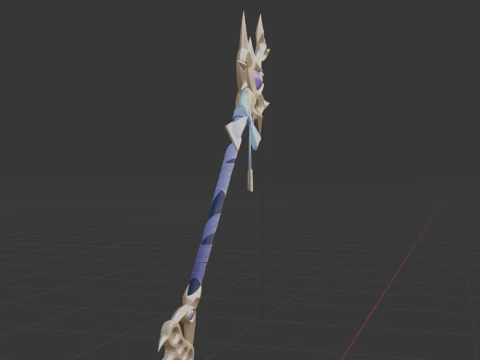 Enchanters Staff - Fortnite 3D Model