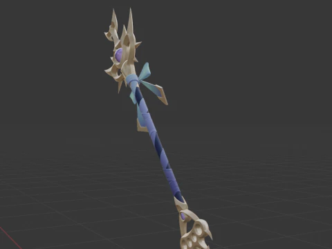Enchanters Staff - Fortnite 3D Model