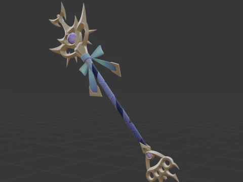Enchanters Staff - Fortnite 3D Model