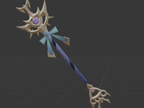 Enchanters Staff - Fortnite Model 3D