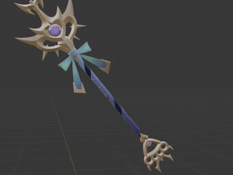 Enchanters Staff - Fortnite 3D Model