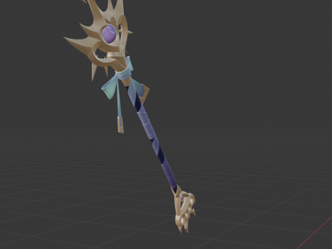 Enchanters Staff - Fortnite Model 3D