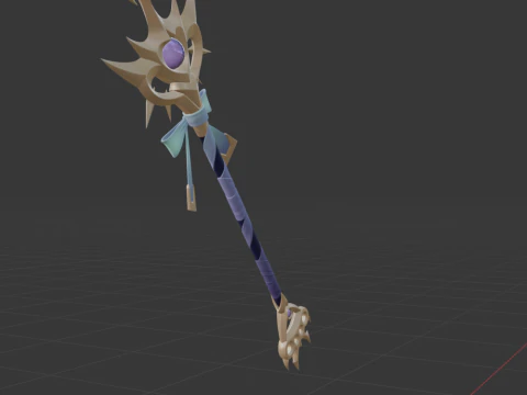 Enchanters Staff - Fortnite 3D Model
