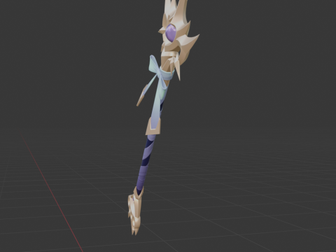 Enchanters Staff - Fortnite Model 3D