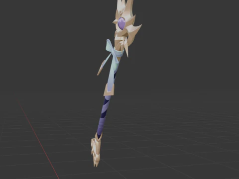 Enchanters Staff - Fortnite 3D Model