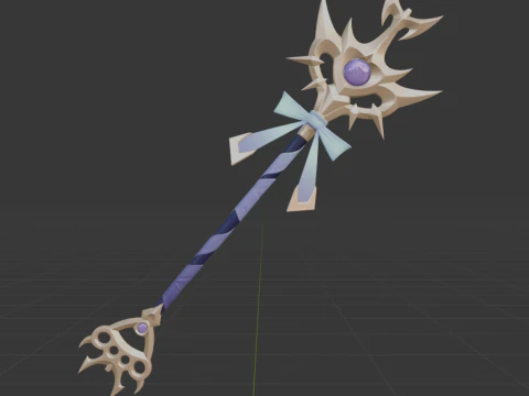 Enchanters Staff - Fortnite 3D Model