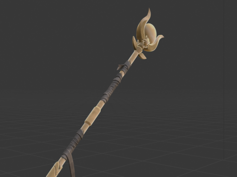 Ancient Staff - Fortnite Model 3D