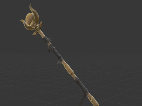 Ancient Staff - Fortnite 3D Model