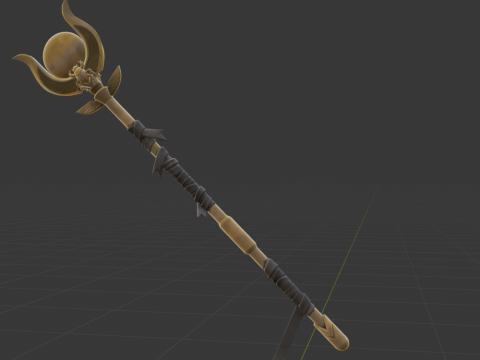 Ancient Staff - Fortnite Model 3D