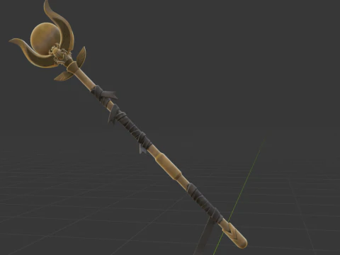 Ancient Staff - Fortnite 3D Model