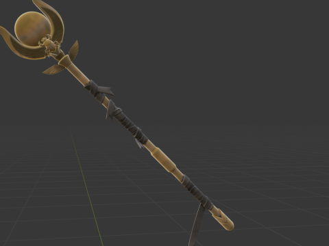 Ancient Staff - Fortnite Model 3D