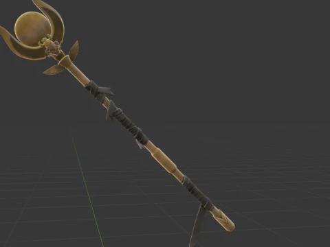 Ancient Staff - Fortnite 3D Model