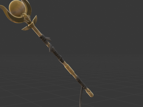 Ancient Staff - Fortnite Model 3D