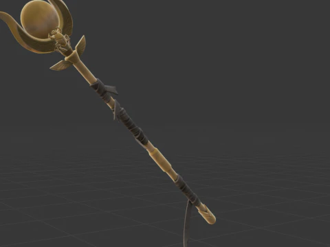 Ancient Staff - Fortnite 3D Model