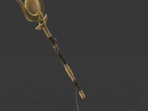 Ancient Staff - Fortnite 3D Model