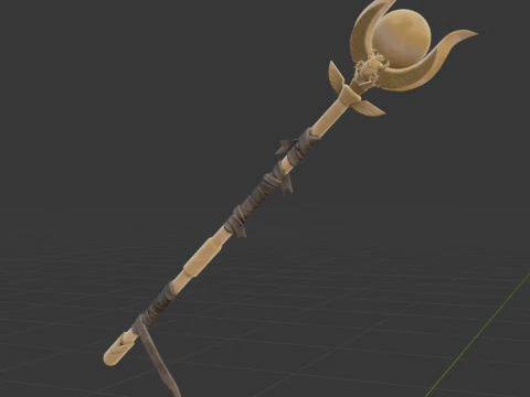 Ancient Staff - Fortnite 3D Model