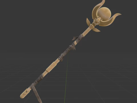 Ancient Staff - Fortnite 3D Model