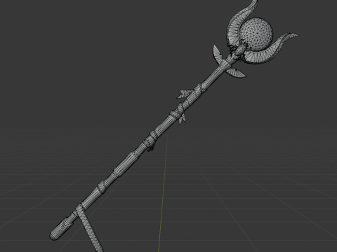 Ancient Staff - Fortnite Model 3D