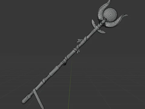 Ancient Staff - Fortnite 3D Model
