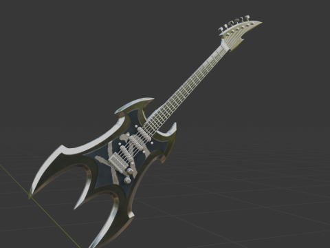XO 6-String - Fortnite 3D 模型