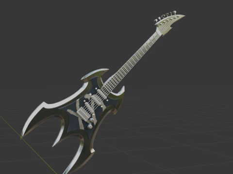 XO 6-String - Fortnite 3D Model