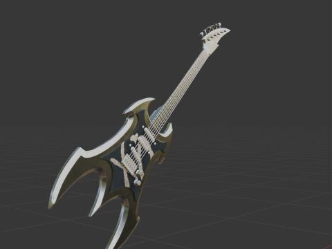 XO 6-String - Fortnite 3D 模型